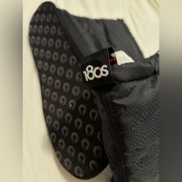 Black Quilted Booties - Picture 4 of 7